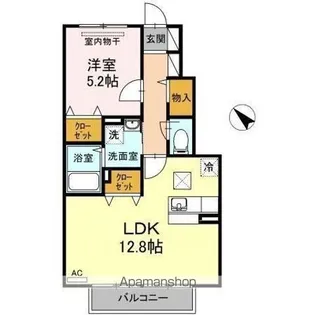 エスポワール B棟【1階】の間取り