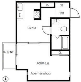 ベルクムントハイム【2階】の間取り