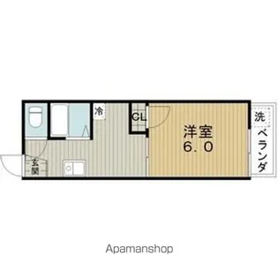 サンハイツ杉栄【1階】の間取り