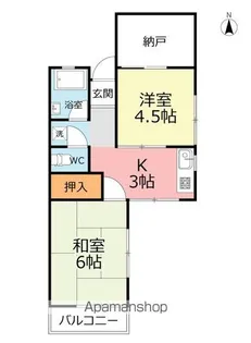 コーポ滝沢【2階】の間取り
