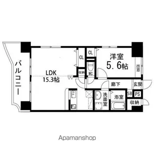 WILLDO高砂【1001号室】の間取り