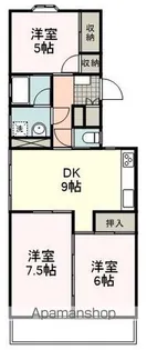 レジデンス小倉【402号室】の間取り