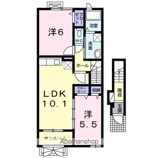 ブレイブハウス【2階】の間取り