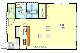 田村ハイツ【101号室】の間取り
