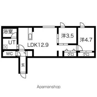 シティノーブル南郷13丁目【3階】の間取り
