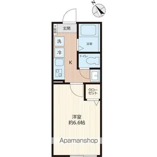 パークライフ松戸【1階】の間取り