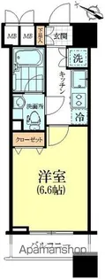 ファーストリアルタワー新宿【7階】の間取り