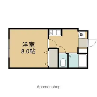 スウィン フィールドB【101号室】の間取り