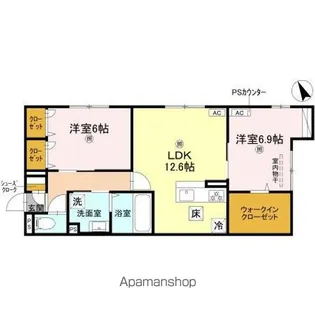 Gigliato(ジリアート)【1階】の間取り