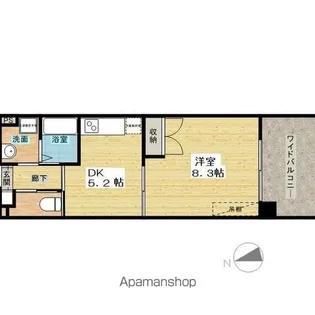 S−FORT大分駅前【9階】の間取り
