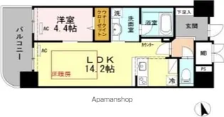 ウェルブライト博多ステーション【13階】の間取り