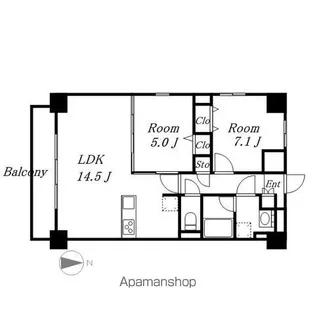 ルペルティア【12階】の間取り