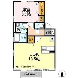 コートハウス VII【2階】の間取り