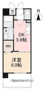 プレコート高松【604号室】の間取り