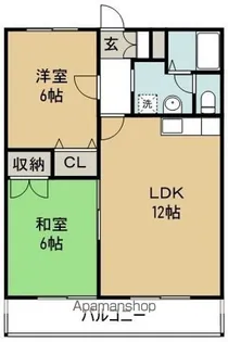 エクセレントフレア【103号室】の間取り