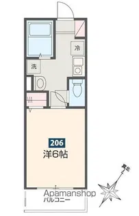 MELDIA新座【2階】の間取り