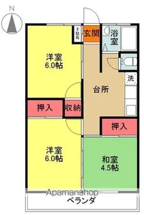 久之浜マンション【205号室】の間取り
