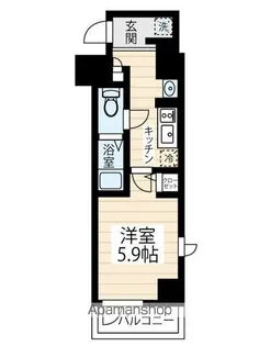 HY’S MAXIV 立川錦町【202号室号室】の間取り