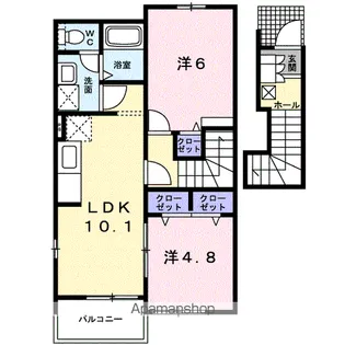 サンリット G【2階】の間取り
