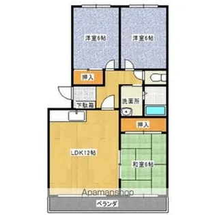 アステル西野【1階】の間取り