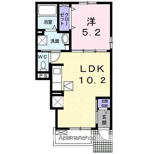フィオーレ【1階】の間取り