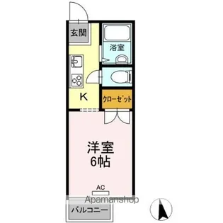 ハイツミナガワ【2階】の間取り