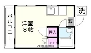 リバーサイドハウス【2階】の間取り