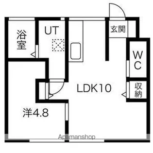 KLASSISK SQUARE(クラシックスクエア)【W2201号室】の間取り