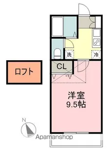 1Kの間取り画像