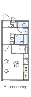 レオパレスグレイスコート【2階】の間取り