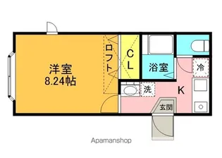 メゾンマグノリア【1階】の間取り