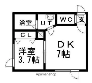 エルソル発寒【2階】の間取り