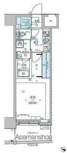 VERXEED横濱大通り公園【8階】の間取り