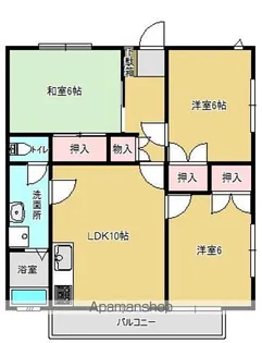 松風庵【2階】の間取り