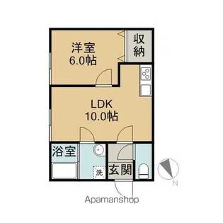 ドエル1【202号室】の間取り