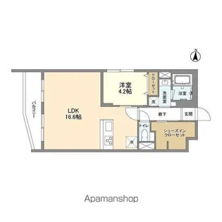 クラリティア都立大学【2階】の間取り