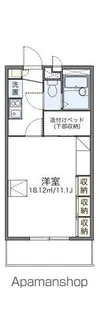 レオパレスY.E.M【106号室】の間取り