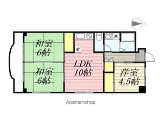 プレズ名古屋入場【5階】の間取り