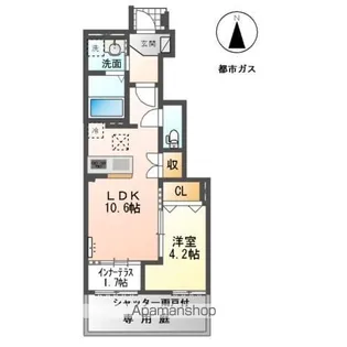 M’Sルミナス【1階】の間取り