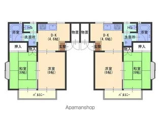 コーポ菅原【201号室】の間取り