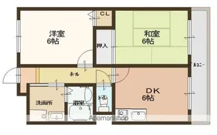 メゾン東陽【1階】の間取り