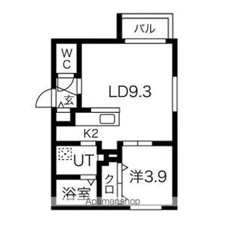 サクラブール宮の沢【4階】の間取り