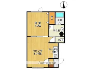 PEACE⑥【2階】の間取り