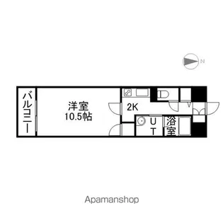 クレール北10条【9階】の間取り