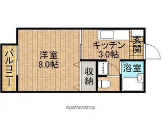 エスポワール【2階】の間取り