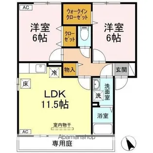 timone A棟【1階】の間取り