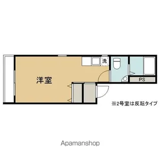 レスパスダジュール【101号室】の間取り