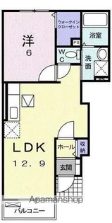 エテルノ グランツⅡ【1階】の間取り