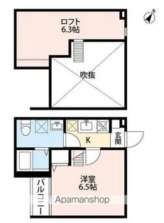 メゾン・ド・ジャンヌ【2階】の間取り