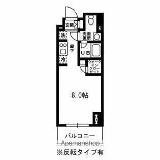 レジディア杉並方南町【2階】の間取り